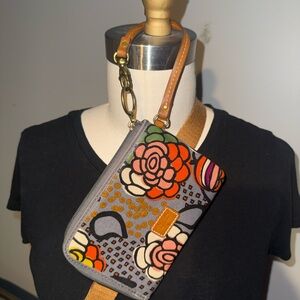 Fossil - Floral Printed Crossbody Bag and Wallet set 🩶